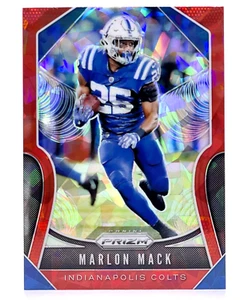 2019 Panini Prizm Red Ice #146 Marlon Mack Indianapolis Colts - Picture 1 of 2