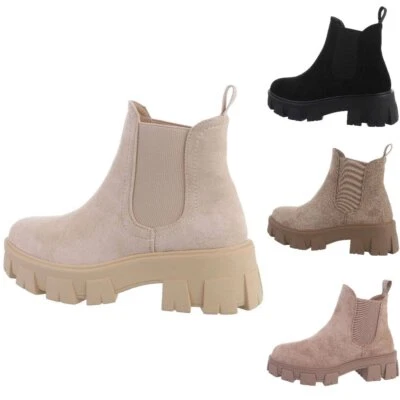 Chelsea Boots Damenschuhe 2452 Ital-design