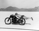 8x10 Print Rollie Free Breaking Speed Record Bonneville Flats 1948 #RFB