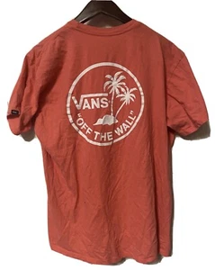 Vans Custom Fit Large Mens Off The Wall Tropical Palm Tree Shirt - Picture 1 of 6