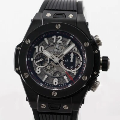 Hublot Big Bang Unico Black Magic 411.C1.1170.RX 陶瓷 45 毫米 — 第 1/4 张图片