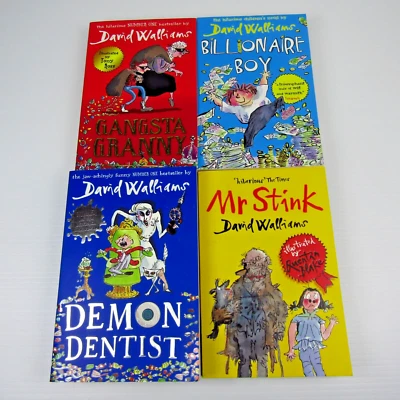 Gangsta Granny + Demon Dentist + Mr Stink + Billionaire Boy by David Williams PB - image 1 of 4