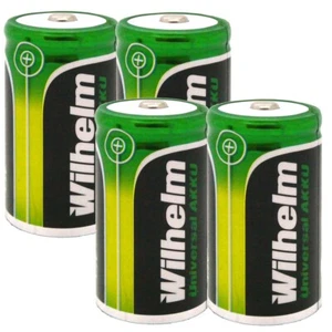 4 x Mono Akku D Wilhelm Universal HR20 MN1300 1,2V NiMh 9000 mAh - Bild 1 von 1