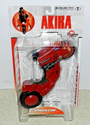 AKIRA KANEDA BIKE McFARLANE ACTION FIGURE 7"  NEW SEALED SET JAPAN ANIMATION 3-D Cover