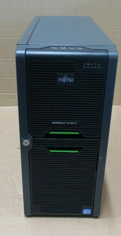 Fujitsu Primergy TX140 S1p Tower Server i3-3220 3.3GHz 8GB Ram 3 x 3TB Hot Plug - Image 1 of 3