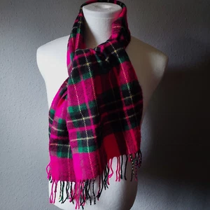 Schal  Fleeceschal  Damen Kariert  mit Fransen Polyacryl - Bild 1 von 2