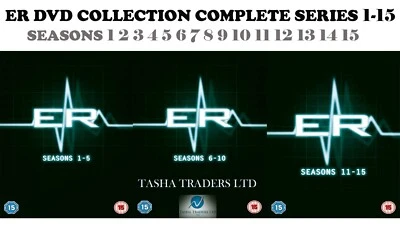 ER SEASONS 1-15 COMPLETE SERIES 1 2 3 4 56789101112 13 14 15 Sealed Region 2 DVD - Image 1 of 4