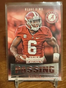 2015 PANINI CONTENDERS DRAFT PICKS PASSING GRADES BLAKE SIMS ALABAMA CRIMSON - Picture 1 of 2