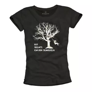 DIVERTIDA CAMISETA DE MUJER CITAS ALEMANAS CON DISEÑO SWING - TOP CAMISETA DE CHICA HUMOR GEEK - Imagen 1 de 1