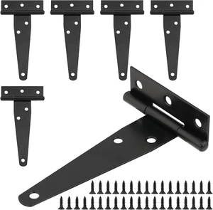 T-Scharniere Schwerlast, 6 Stück Scharniere Klappbar, 100 mm T-Förmige Scharnier - Bild 1 von 7