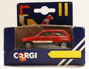 Corgi JUNIOR Opel Corsa / Vauxhall Nova hard to find on nice card RED - Picture 1 of 1