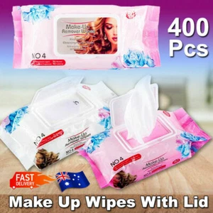 NEW 400Pcs Make-Up Remover Wipes Pads Cleansing Eye Facial Face Remover - Picture 1 of 10