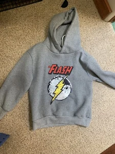 Zara Boy's Slogan Sweatshirt. Grey US:8 - Picture 1 of 3