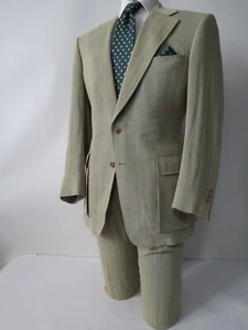 Rare Paul Stuart Special Order Safari style Norfolk half belted full suit 42 R - Picture 1 of 22