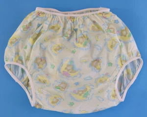 Protección contra la incontinencia NUEVO Pantalones de plástico Gary Adulto Talla 4X-Grande Osos dormidos - Imagen 1 de 1