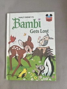PRISTINE 1972 Walt Disney's Wonderful World of Reading, Bambi Gets Lost Book. - Picture 1 of 5