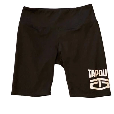 TapOut女式运动锻炼短裤XL黑色10英寸内缝后腰口袋 — 第 1/4 张图片