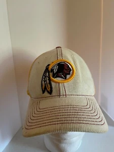 VGUC CUSTOM NFL Washington Redskins Hat L/XL flex fit grey splatter I11 - Picture 1 of 10