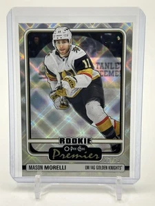 2024-25 OPC O-Pee-Chee Rookie Premier Diamond Rainbow #P-95 Mason Morelli /75 - Foto 1 di 2