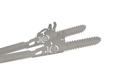 CAROLISA Grillzange Motiv Motorsäge