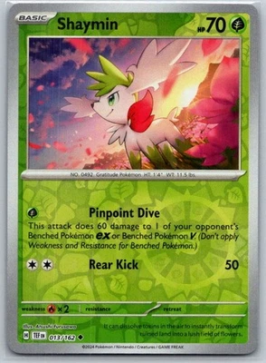 Shaymin 013/162 Reverse Holo SV05: Temporal Forces NM - Image 1 of 2