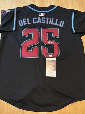 ADRIAN DEL CASTILLO Signed Autographed Arizona  DIAMONDBACKS Jersey. JSA Coa - Image 1 of 3