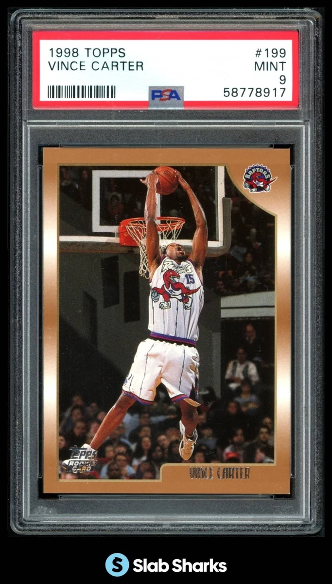 Toronto Raptors Vince Carter Rookie Basketball Topps Trading Cards