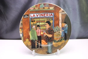 Guy Buffet Toskanische Schaufenster LA VINERIA Porzellan 10 7/8" Speiseteller Germany - Bild 1 von 4