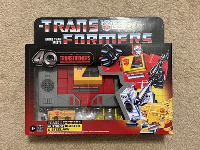 Autobot Blaster and Steeljaw - Transformers 40 Years New In Box, Free Shipping! - Image 1 of 2