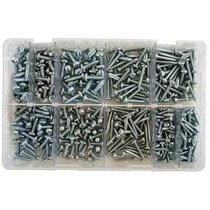 Connect Assorted Self Tapping Pan Pozi Screws 8-12 Box 330pc 35001 - Picture 1 of 1