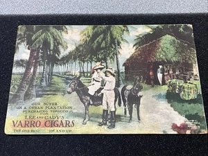 1920' Lee & Cady Detroit MICHIGAN PROMO POSTAL compra tabaco Varro Cigar - Imagen 1 de 7