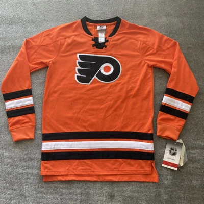 NHL Philadelphia Flyers youth boys Large jersey blank NWT Long sleeve - Image 1 of 4