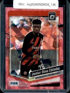 2023 Panini Donruss Junior Dina Ebimbe /25 Base Optic Pink Ice #144 - Picture 1 of 2