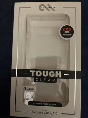 Funda Carcasa-Mate Resistente Transparente para Samsung Galaxy S10 Cristal Fuerte Nueva Foto 1 de 2