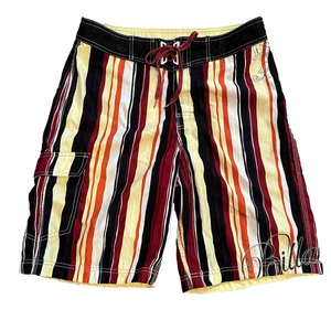 Bañador Billabong de Colección Para Hombre 32 Board Shorts Rayas Gancho Lazo Bordado Y2K - Imagen 1 de 16