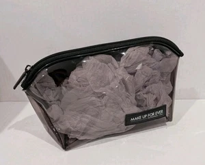 Make Up For Ever Professional Paris Black Crystal Transparent Pouch Makeup Case - Bild 1 von 6