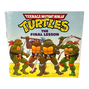 Teenage Mutant Ninja Turtles TMNT The Final Lesson 1990 Storybook Random House - Imagen 1 de 5