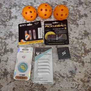 Lotto A11N Pickleball Paddle Lead Tape Gamma PB Gel Grip PopSocket Eraser A26Balls - Foto 1 di 8
