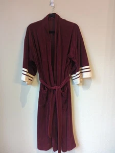 Vintage Christian Dior Robe De Chambre Housecoat One Sz NY Paris Tie Velour... - Bild 1 von 9