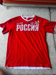 russian olympic Team T Shirt Men’s m Red Mint Shape - Picture 1 of 6