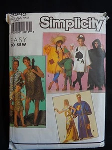 Simplicity Easy to Sew 9945 AA ADULT COSTUME 7 Designs Size XS-XL Sewing Pattern - Picture 1 of 4