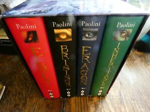 Paolini 4 Book Set- Eragon Eldest Brisingr Inheritance Cycle Hardcover NEW