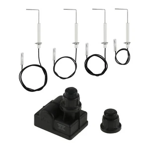Conjunto de encendedor de parrilla de gas para barbacoa generador de chispas con 4 piezas cable encendedor de electrodo - Imagen 1 de 12