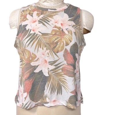 Camiseta sin mangas Old Navy Active | Go Dry‎ Camiseta corta todo el día Camiseta sin mangas muscular Floral M Foto 1 de 4