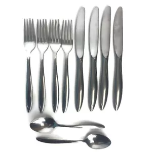Gorham Cubiertos de Acero Inoxidable Espiral SEGOR 10 Piezas Cuchillos Tenedores de Cena Cucharas De Colección - Imagen 1 de 5