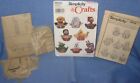 Gingerbread Ghost Halloween Gift Candy Baskets Simplicity 8658 Frog Princess Pup