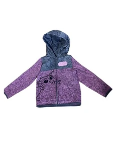 Star Wars, Pink And Grey Girls Zipper Jacket Size 5 Baby Yoda - Picture 1 of 7