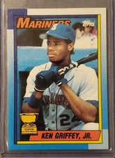 1990 Topps KEN GRIFFEY JR All-Star Rookie (RC) #336 BLOODY SCAR ERROR CARD