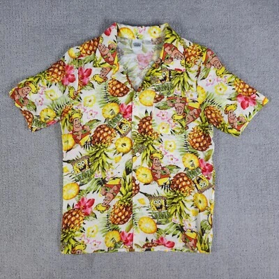 Гавайская рубашка SpongeBob SquarePants ананас Patrick Nickelodeon мужская размер S - Изображение 1 из 4