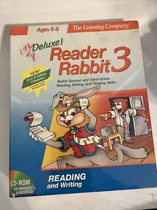 Deluxe Reader Rabbit 3 The Learning Company Big Box PC Game - Picture 1 of 1